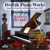 Album artwork for DVORAK: Piano Works Played on Dvorák's Own Böse
