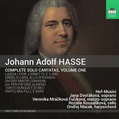 Album artwork for Hasse: Complete Solo Cantatas, Vol. 1