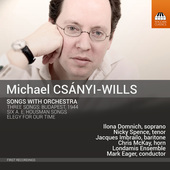 Album artwork for Csányi-Wills: Songs with Orchestra