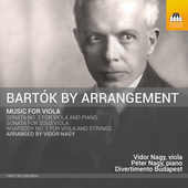 Album artwork for Bartók by Arrangement: Music for Viola