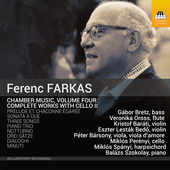 Album artwork for Ferenc Farkas: Chamber Music, Vol. 4 -  Works with