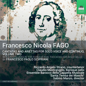 Album artwork for Fago: Cantatas for Solo Voice & Continuo, Vol. 2