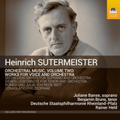 Album artwork for Sutermeister: Orchestral Music, Vol. 2: Works for 