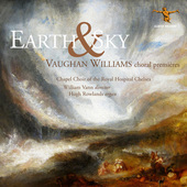 Album artwork for Earth & Sky: Vaughan Williams Choral Premières