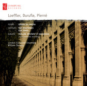 Album artwork for Chamber works by Pierne, Loeffler, and Durufle
