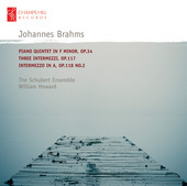 Album artwork for Brahms: Piano Quintet in F, 3 Intermezzi