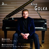 Album artwork for BRAHMS. BEETHOVEN. Piano Sonatas. Golka