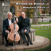 Album artwork for Works for Cello & Piano. De Saram/Frith