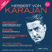 Album artwork for Mozart, Ravel & Tchaikovsky / Karajan