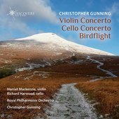 Album artwork for Gunning: Violin Concerto - Cello Concerto - Birdfl