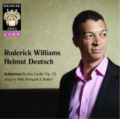 Album artwork for Roderick Williams: Songs by Wolf, Schumann, Korngo