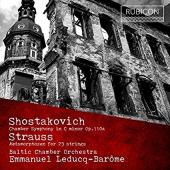 Album artwork for Shostakovich/Strauss - Baltic Chamber Orch - Leduc