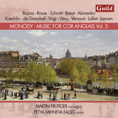 Album artwork for Monody - Music for Cor Anglais, Vol. 3
