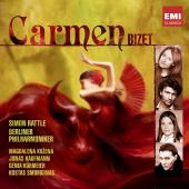 Album artwork for Bizet: Carmen / Kozena, Kaufmann, Rattle