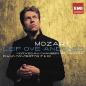 Album artwork for Mozart: Piano Concertos 17 & 20 / Ove Andsnes