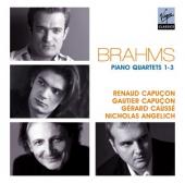 Album artwork for Brahms: Piano Quartets 1-3 / Capucons, Causse,