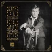 Album artwork for Brahms / Berg: Violin Concertos - Capucon