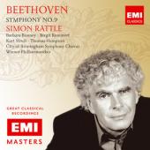 Album artwork for Beethoven: Symphony No. 9 / Simon Rattle
