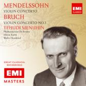 Album artwork for Menuhin: Bruch & Mendelssohn Violin Concertos