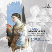 Album artwork for Monteverdi: Donna - Madrigali e mottetti a due voc