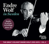 Album artwork for The Great Violinist: Endre Wolf (1944-1978)