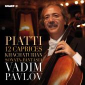 Album artwork for Pavlov plays Piatti and Kachaturian