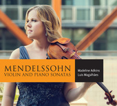 Album artwork for Mendelssohn: Violin Sonatas / Adkins