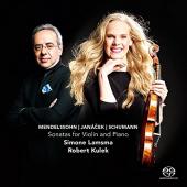 Album artwork for Mendelssohn, Janacek & Schumann - Violin Sonatas
