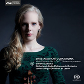 Album artwork for Shostakovich & Gubaidulina: Violin Concertos / Lam