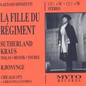 Album artwork for Donizetti: La Fille du Regiment / Sutherland, Krau