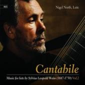 Album artwork for Cantabile: Music for Lute By S. L. Weiss, Vol. 2