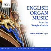 Album artwork for James Vivian: English Organ Music