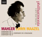 Album artwork for Mahler Symphonies 7, 8, 9 / Maazel