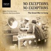 Album artwork for No Exceptions, No Exemptions - Great War Songs