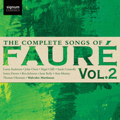 Album artwork for The Complete Songs of Faure, Vol. 2