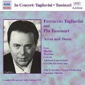 Album artwork for IN CONCERT: TAGLIAVINI & TASSINARI