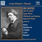 Album artwork for BUSONI AND HIS PUPILS - HREAT PIANISTS
