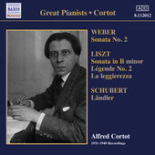 Album artwork for Weber / Liszt: 1931-1948 RECORDING (Cortot)
