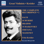 Album artwork for Fritz Kreisler: Complete Recordings Vol. 1