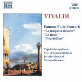 Album artwork for Vivaldi: Famous Flute Concerti (Kraemer)