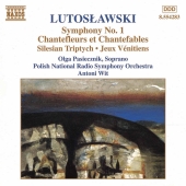 Album artwork for Lutoslawski : Symphony No. 1, Chantefleurs et Chan