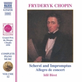 Album artwork for CHOPIN: Scherzos / Impromptus / Allegro de concert