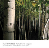 Album artwork for Holmboe: Works for Violin and Piano