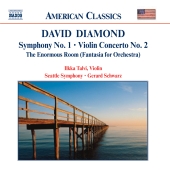 Album artwork for Diamond: Symphony #1 / Violin Concerto #2