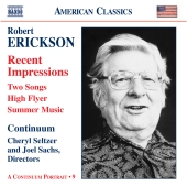 Album artwork for ERICKSON: ORCHESTRAL, CHAMBER & VOCAL MUSIC