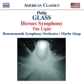 Album artwork for GLASS - HEROES SYMPHONY - THE LIGHT