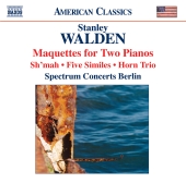 Album artwork for Walden : Maquettes for Two Pianos