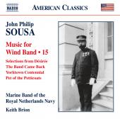 Album artwork for Sousa: Music for Wind Band, Vol. 15