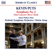 Album artwork for Kevin Puts: Symphony No. 2, Flute Concerto & River