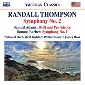 Album artwork for Thompson: Symphony No. 2 - S. Adams: Drift & Provi